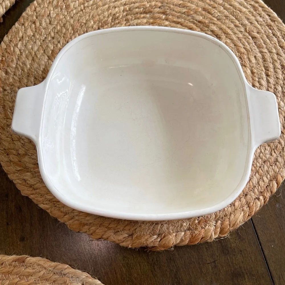 Corning Ware Cornflower Blue 1 Qt Casserole Dish Pyroceram Made in USA